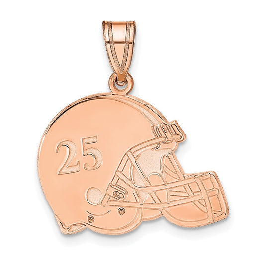 14k Rose Gold Or Sterling Silver Personalized Pendant