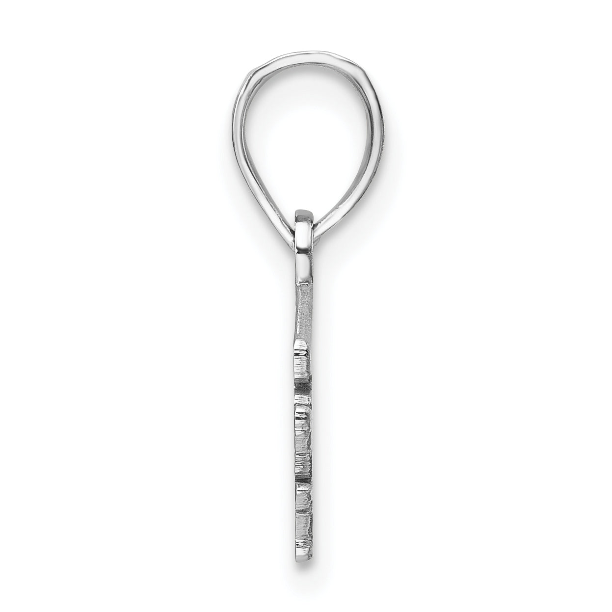 14K White Gold North Carolina State Pendant