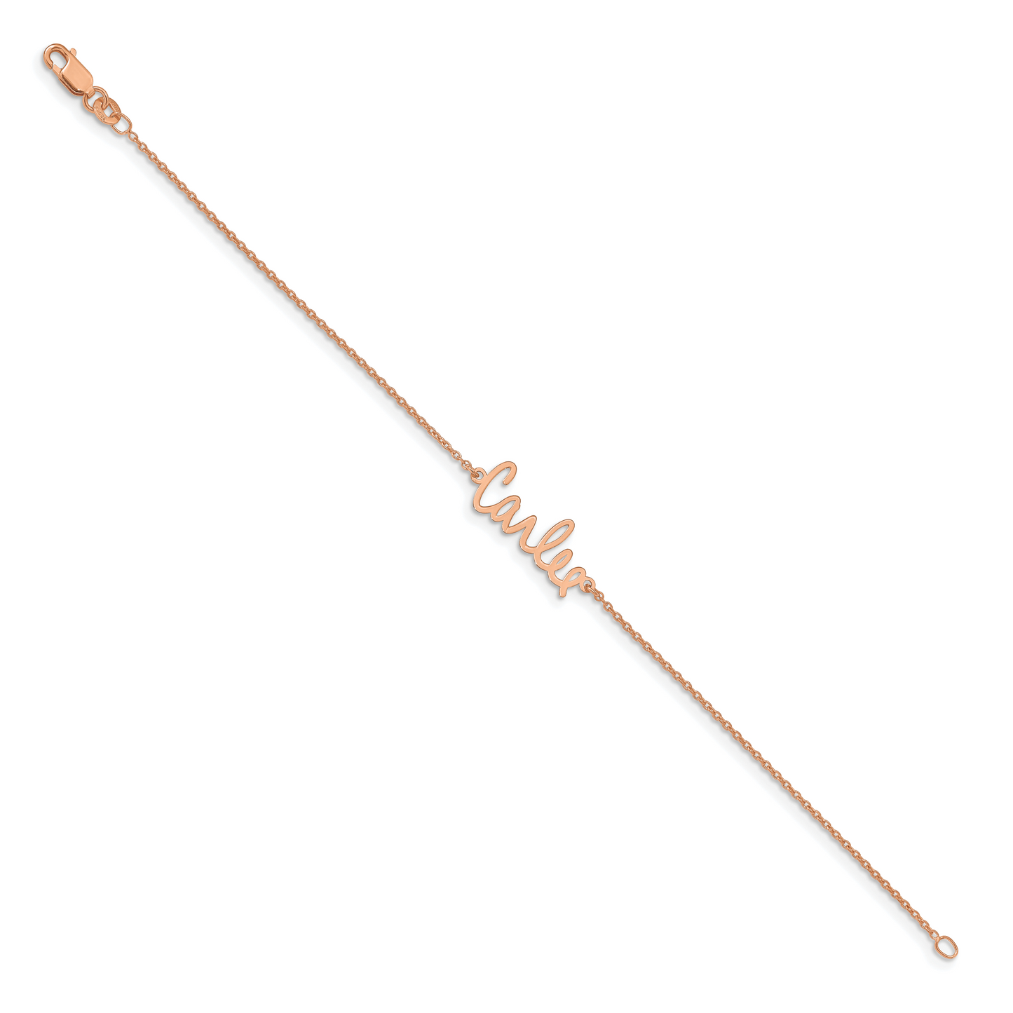 14K Rose Gold Signature Bracelet