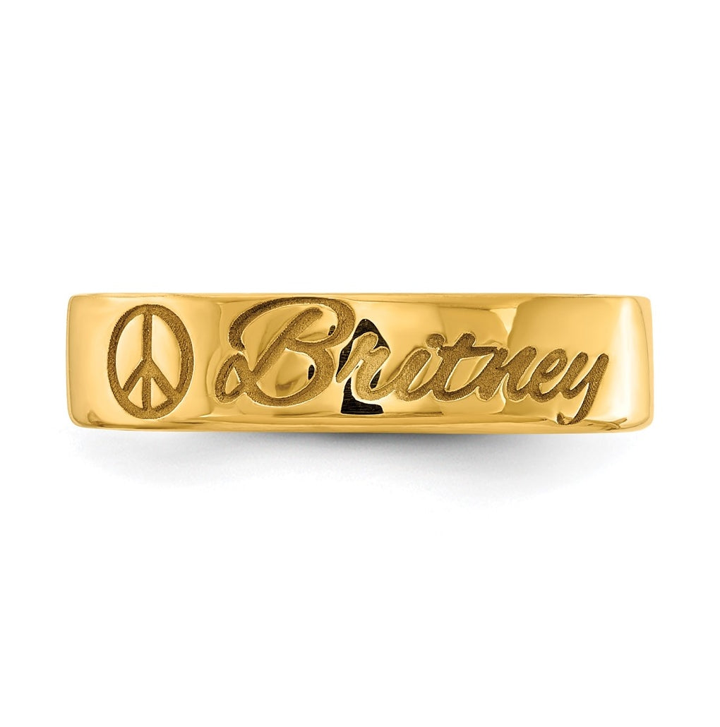 14k Yellow Or White Or Rose Gold Customized Ring – Elegant Jewelry Gift for Birthday, Anniversary, Engagement, Wedding