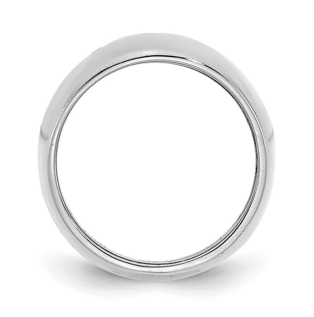 Sterling Silver Or Gold Plated Birthstone Personalized Cigar Ring