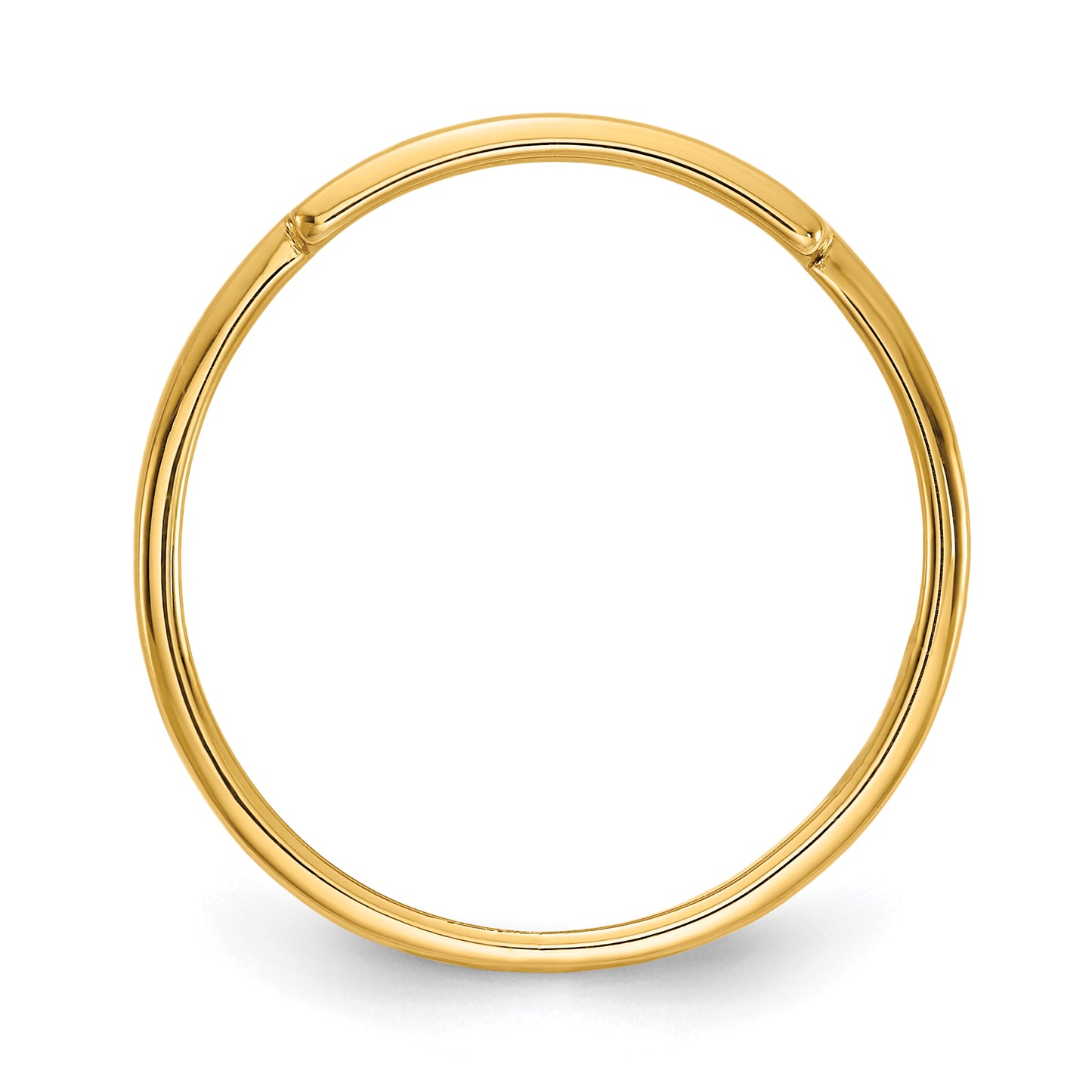 Sterling Silver Gold Plated Name Bar Ring