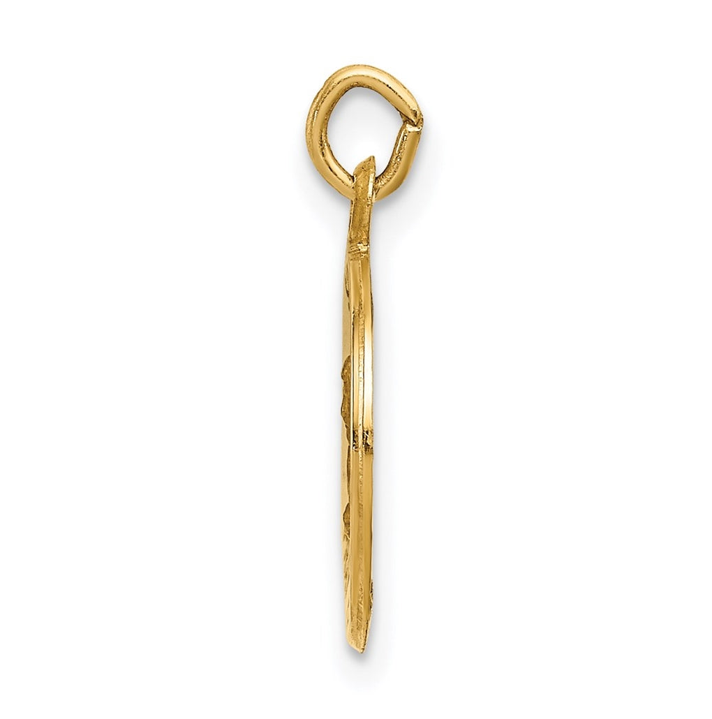 14K Yellow Gold Saint Mark Medal Charm – Elegant Jewelry Gift for Birthday, Anniversary, Engagement, Wedding