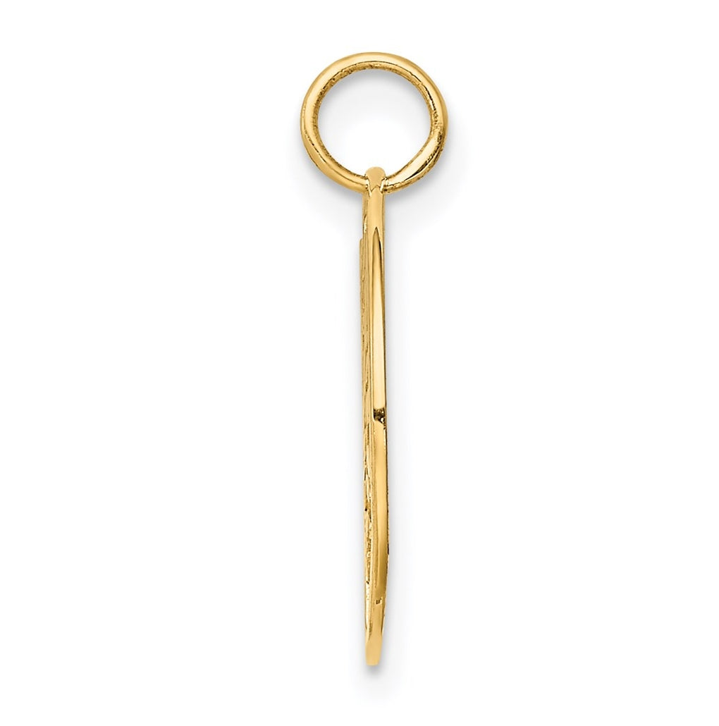 14K Yellow Gold Round Tree Pendant – Elegant Jewelry Gift for Birthday, Anniversary, Engagement, Wedding