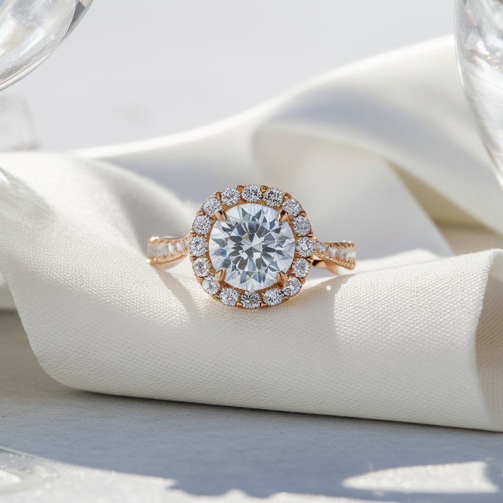 Jewels By Lux 14Kイエローとホワイトゴールドストーンメノラーペンダント 29mm X 19mm ダイヤモンド付き マクリ ホワイト＆イエローゴールド ネックレス