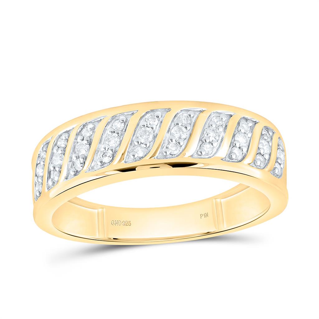 Sterling Silver 3/4 Cttw Natural Diamond 1/5 Cttw Gift Center Pear Trio Set