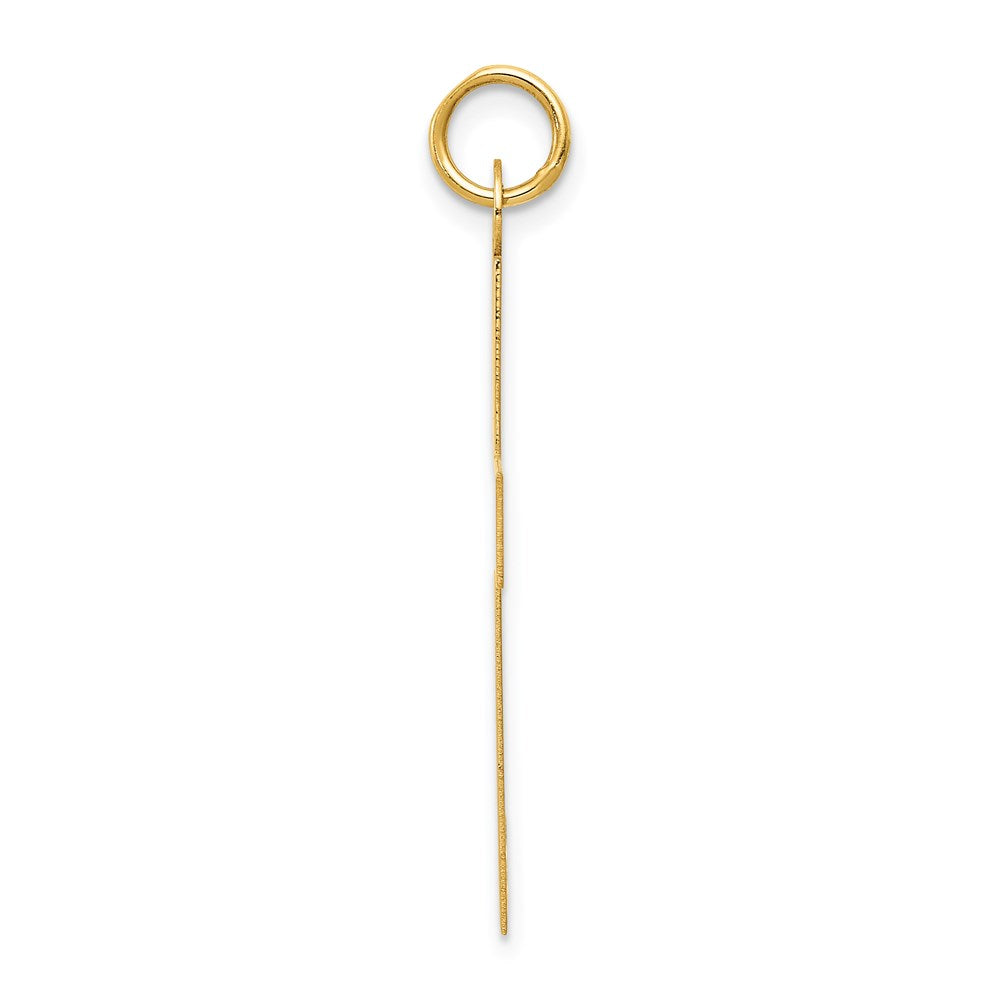 14k Yellow Gold Polished Crucifix CrossEngravable Charm Pendant Jewelry Gifts (Length 1.52" Width 0.86")