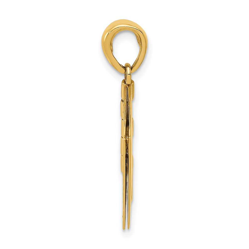 14K Two Tone Yellow and Rose Gold 3D Enameled Moveable SWEETHEART BookEngravable Charm Pendant Jewelry Gifts (Length 0.98" Width 0.66")