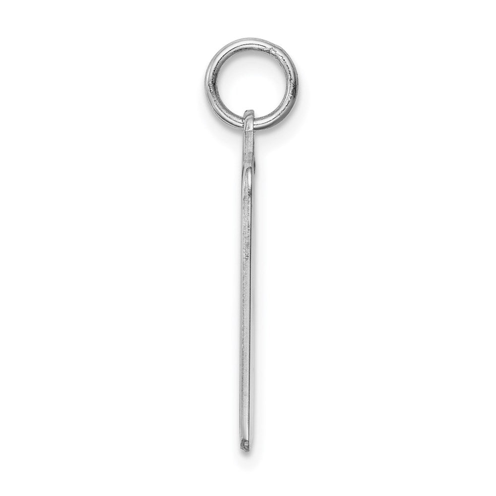 925 Sterling Silver Pink Birth Certificate Polished Front Satin Back Engravable Charm Pendant Jewelry Gifts (Length 0.98" Width 0.66")