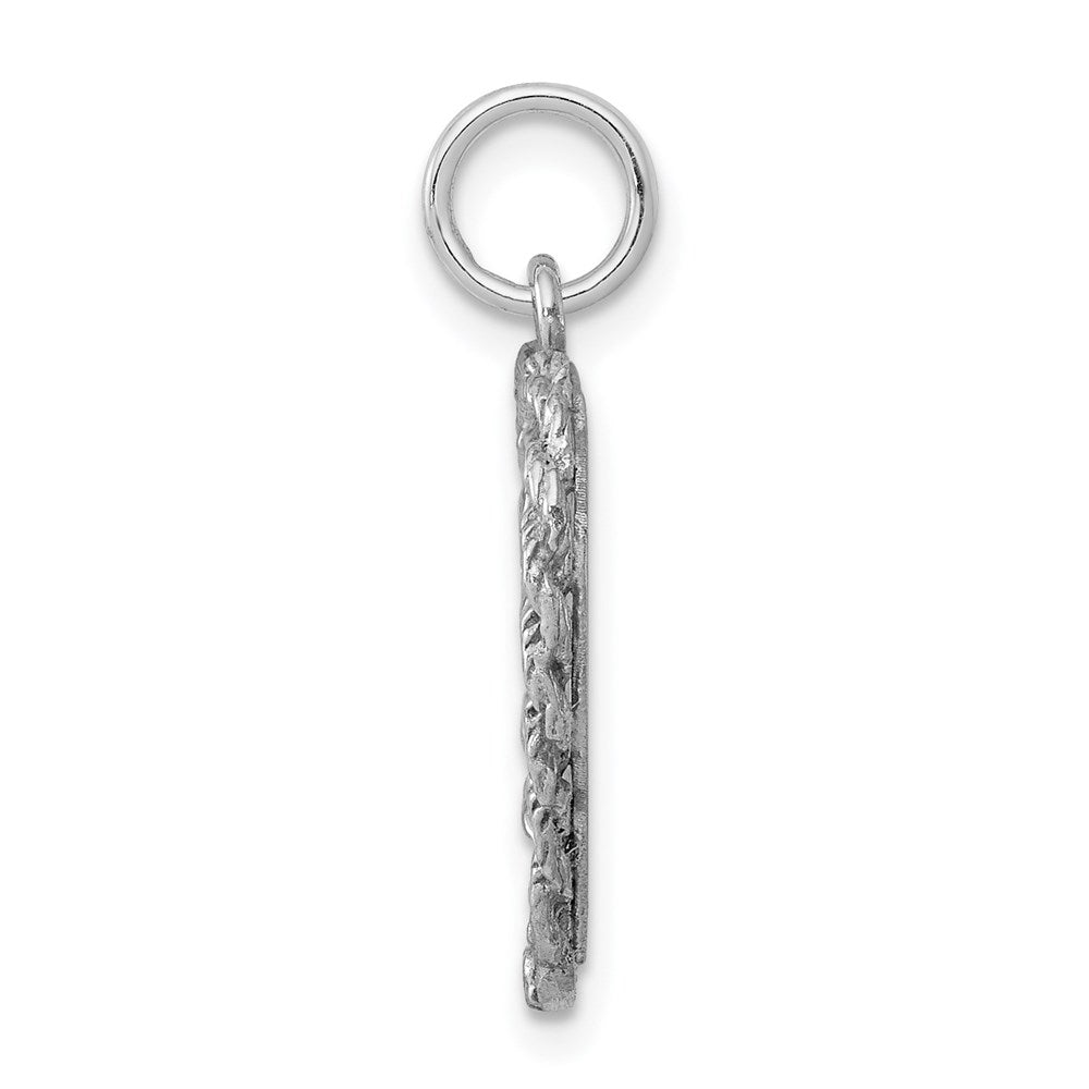 925 Sterling Silver My Confirmation Disc Engravable Charm Pendant Jewelry Gifts (Length 0.74" Width 0.62")