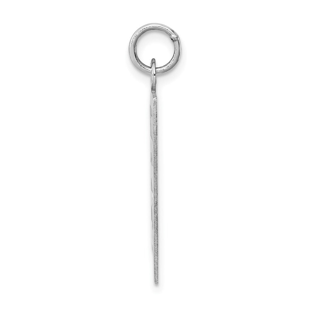 925 Sterling Silver Birth Certificate Polished Engravable Charm Pendant Jewelry Gifts (Length 1.09" Width 0.86")