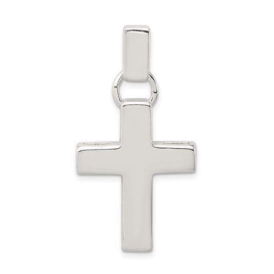 925 Sterling Silver Crucifix CrossEngravable Charm Pendant Jewelry Gifts (Length 1.56" Width 0.82")