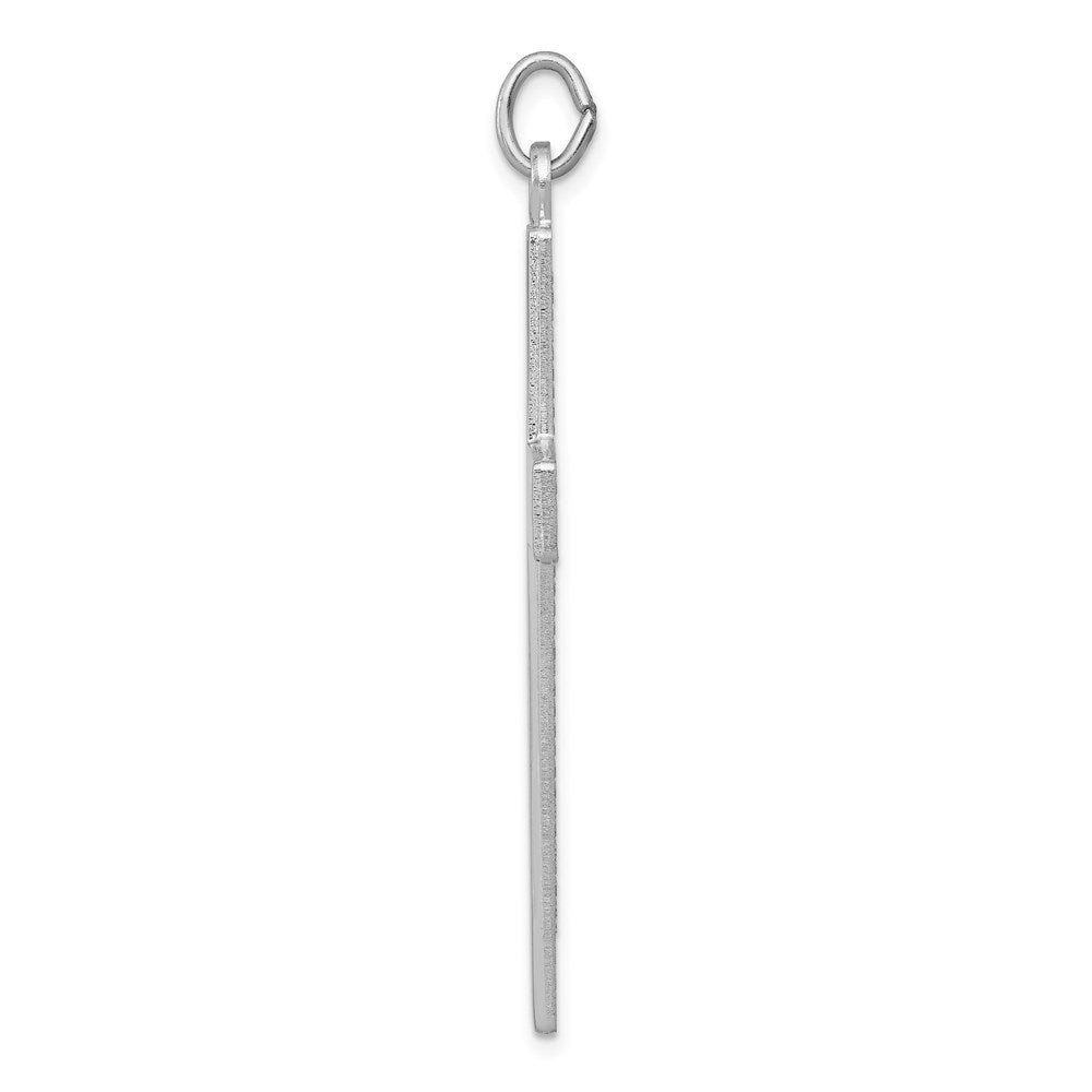 925 Sterling Silver Crucifix Cross Lord's PrayerEngravable Charm Pendant Jewelry Gifts (Length 1.72" Width 1.01")