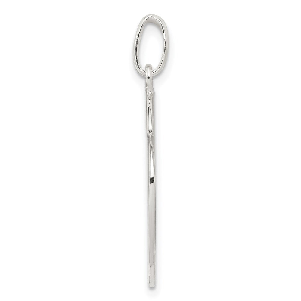 925 Sterling Silver HeartEngravable Charm Pendant Jewelry Gifts (Length 1.13" Width 0.74")