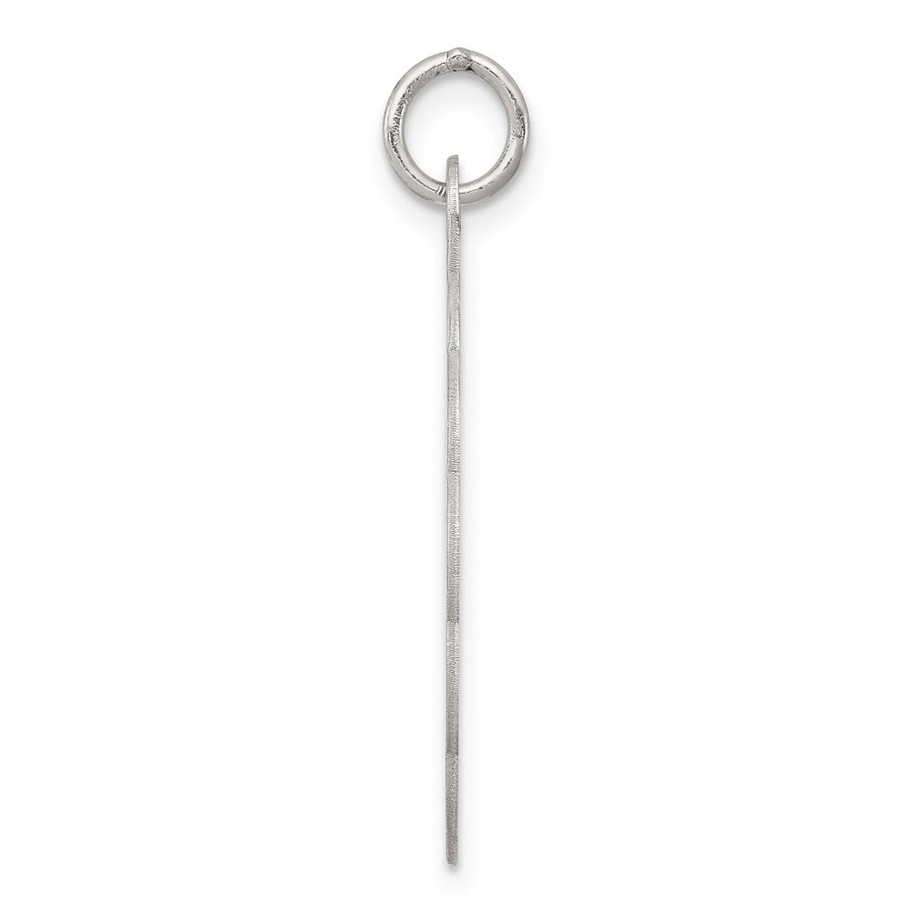 925 Sterling Silver Holy Communion Disc Engravable Charm Pendant Jewelry Gifts (Length 1.17" Width 0.86")