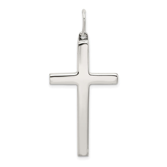 925 Sterling Silver Latin Crucifix CrossEngravable Charm Pendant Jewelry Gifts (Length 1.56" Width 0.82")