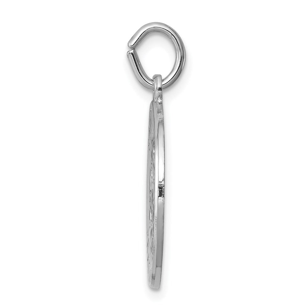 925 Sterling Silver Saint Joseph Medal Engravable Charm Pendant Jewelry Gifts (Length 1.01" Width 0.78")