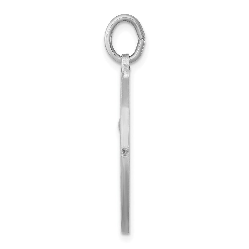 925 Sterling Silver Saint Anthony Medal Engravable Charm Pendant Jewelry Gifts (Length 1.17" Width 0.82")
