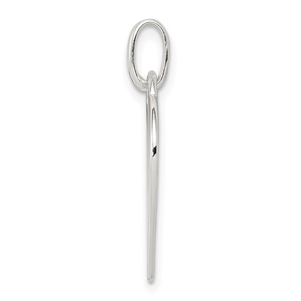 925 Sterling Silver Polished HeartEngravable Charm Pendant Jewelry Gifts (Length 0.98" Width 0.7")
