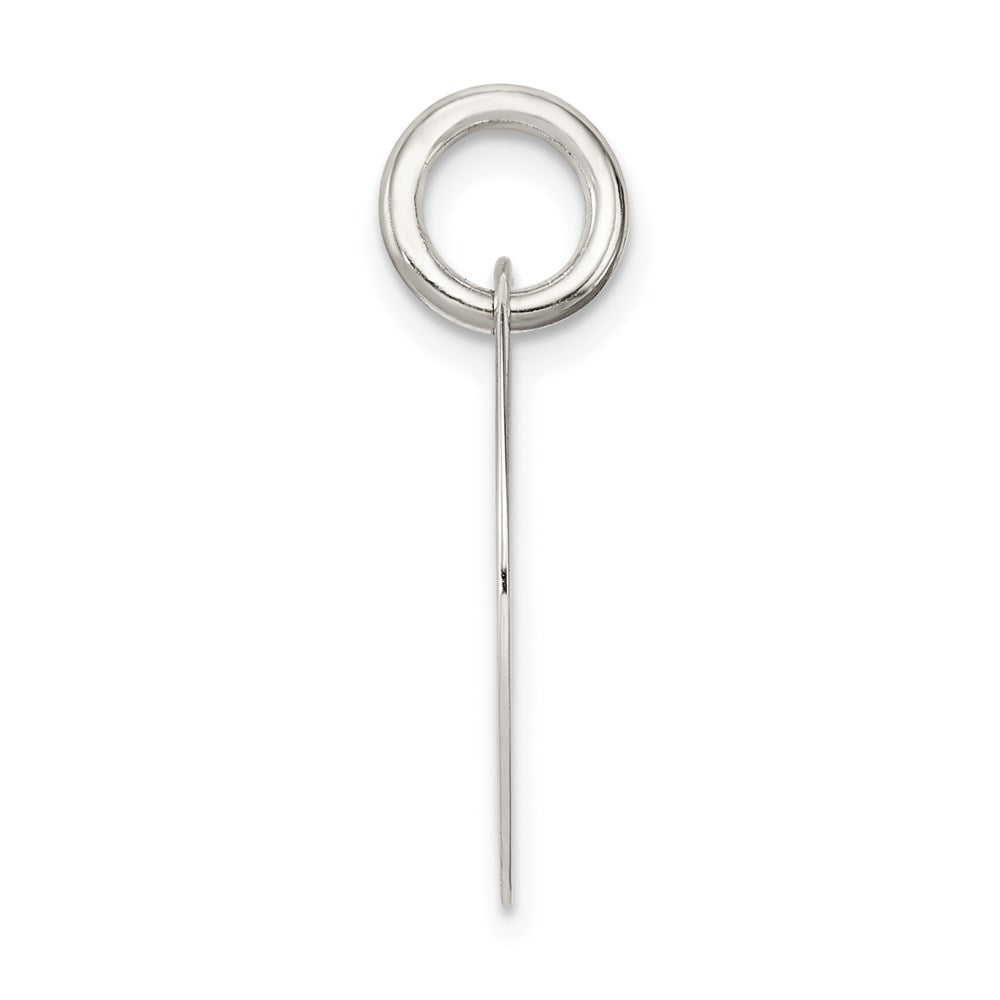 925 Sterling Silver Polished Enamel DreamEngravable Charm Pendant Jewelry Gifts (Length 0.7" Width 0.51")