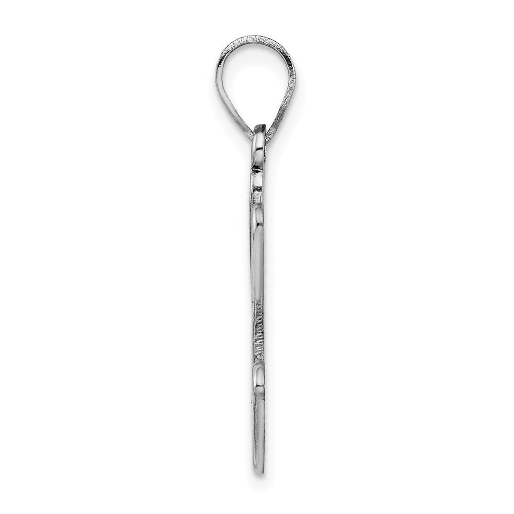 925 Sterling Silver Enamel Autism with Smiley Face HandprintEngravable Charm Pendant Jewelry Gifts (Length 1.17" Width 0.78")