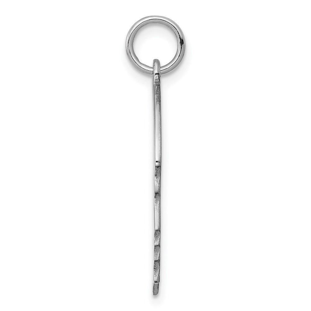 925 Sterling Silver Boy Disc Polish on Front BackEngravable Charm Pendant Jewelry Gifts (Length 1.09" Width 0.66")