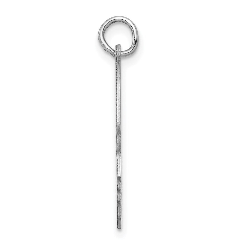 925 Sterling Silver Boy Disc Polish on Front BackEngravable Charm Pendant Jewelry Gifts (Length 1.09" Width 0.66")