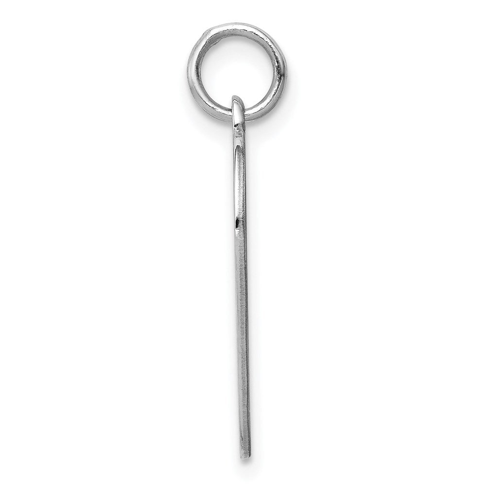 925 Sterling Silver Heart Polished Front Back Disc Engravable Charm Pendant Jewelry Gifts (Length 0.98" Width 0.7")