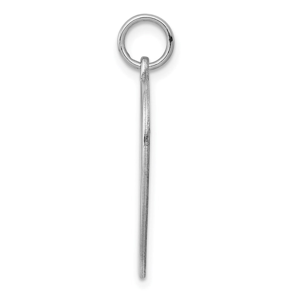 925 Sterling Silver Heart Polished Front Back Disc Engravable Charm Pendant Jewelry Gifts (Length 1.09" Width 0.82")