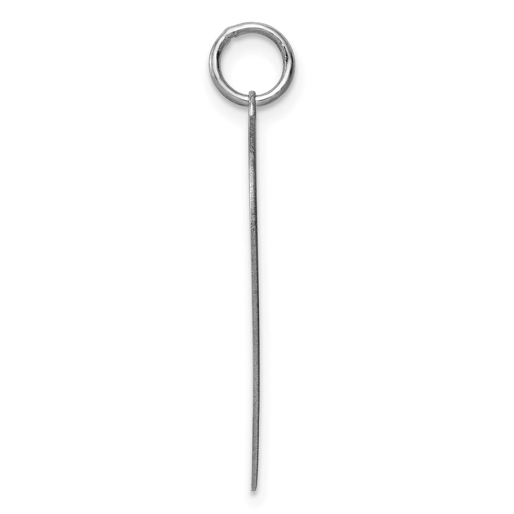925 Sterling Silver Heart Polish Front Satin Back Disc Engravable Charm Pendant Jewelry Gifts (Length 1.21" Width 0.98")