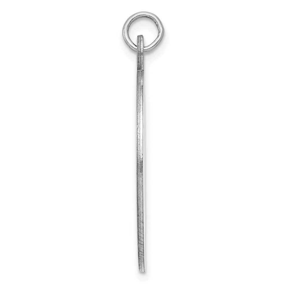 925 Sterling Silver Oval Polish Front Back Disc Engravable Charm Pendant Jewelry Gifts (Length 1.21" Width 0.86")