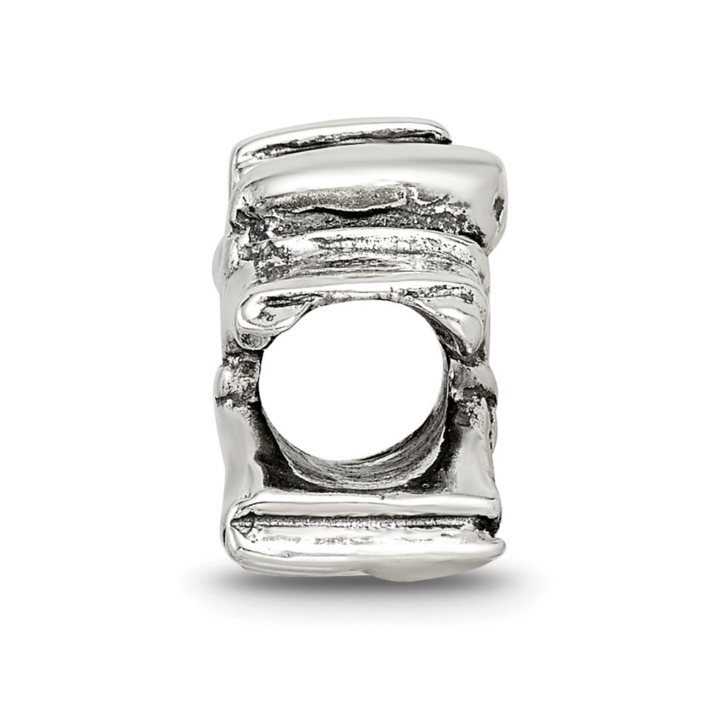 925 Sterling Silver Reflections Karate Person BeadEngravable Charm Pendant Jewelry Gifts (Length 0.39" Width 0.32")