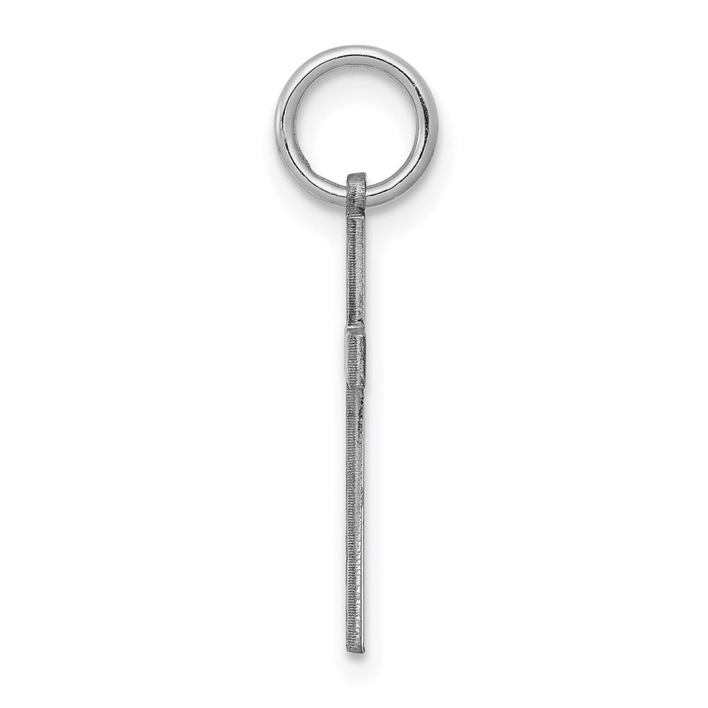 925 Sterling Silver Laser Designed Crucifix CrossEngravable Charm Pendant Jewelry Gifts (Length 0.86" Width 0.43")