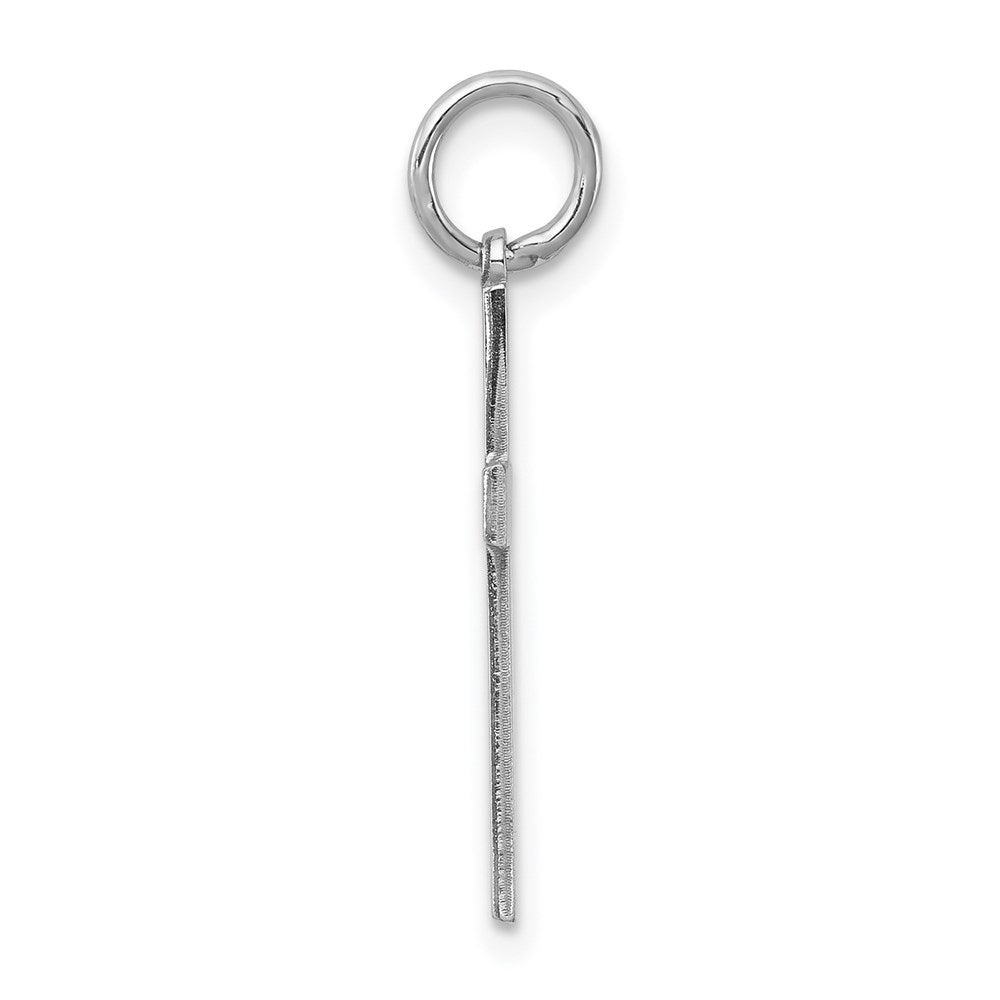 925 Sterling Silver Laser Designed Crucifix CrossEngravable Charm Pendant Jewelry Gifts (Length 0.86" Width 0.39")