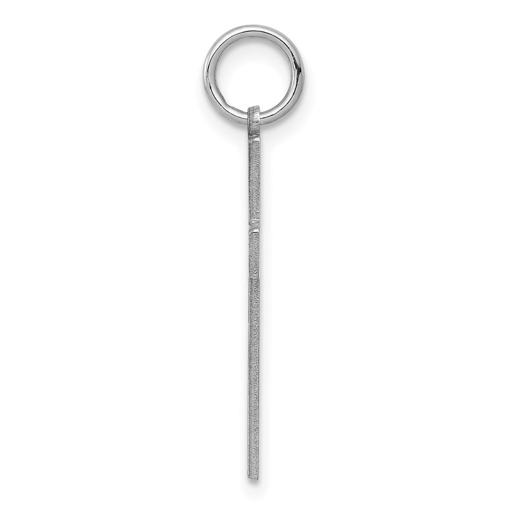 925 Sterling Silver Laser Designed Crucifix CrossEngravable Charm Pendant Jewelry Gifts (Length 0.98" Width 0.47")