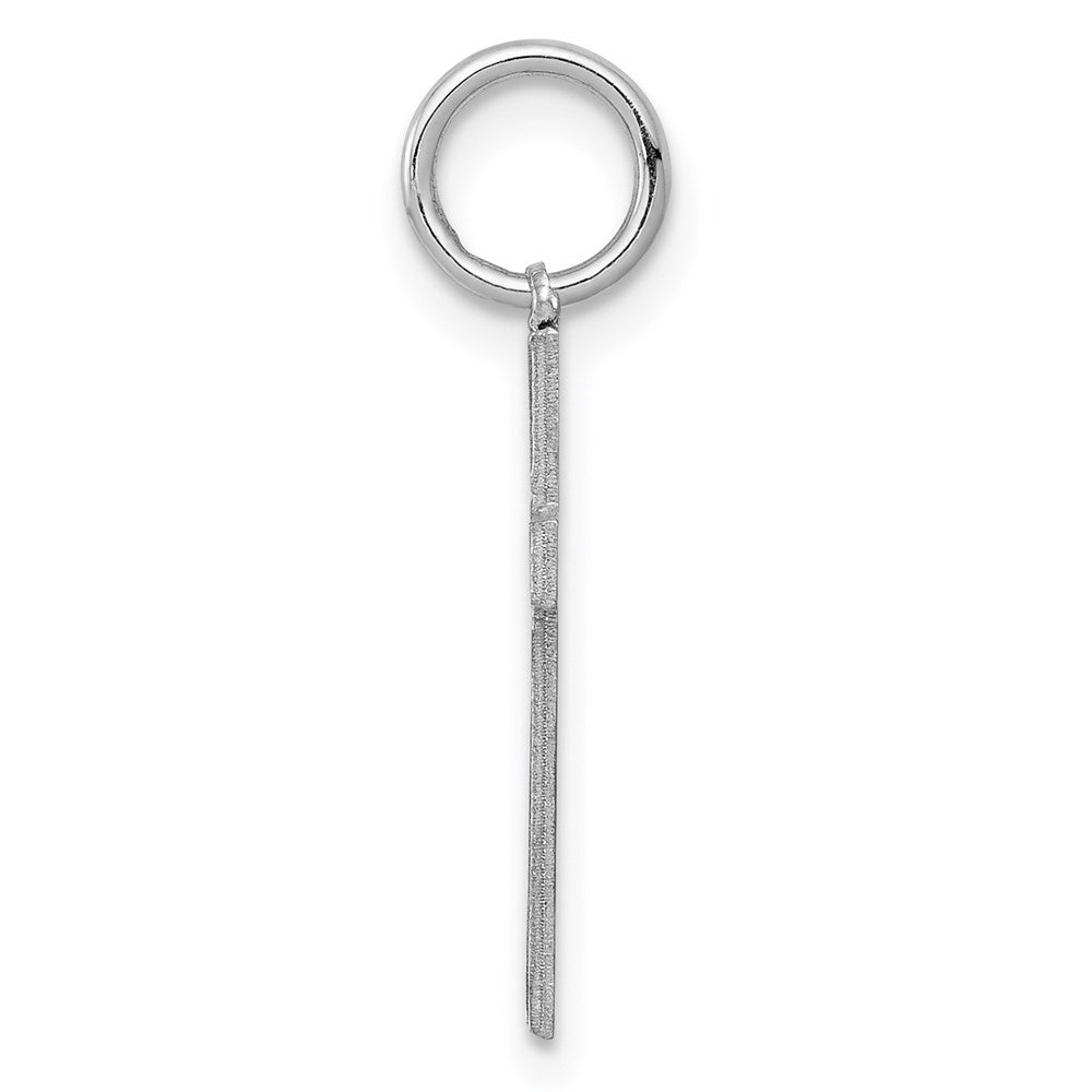 925 Sterling Silver Laser Designed Crucifix CrossEngravable Charm Pendant Jewelry Gifts (Length 0.86" Width 0.39")
