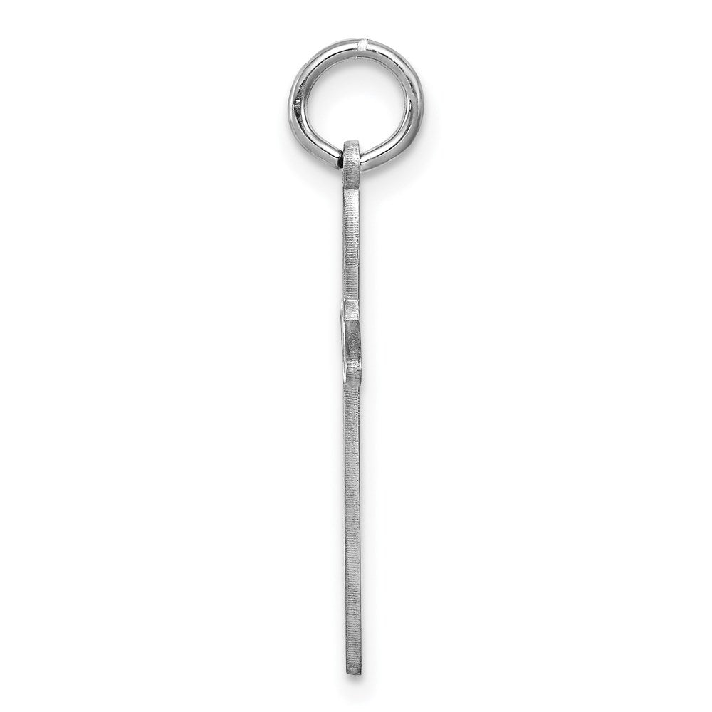 925 Sterling Silver Laser Designed Crucifix CrossEngravable Charm Pendant Jewelry Gifts (Length 0.98" Width 0.47")