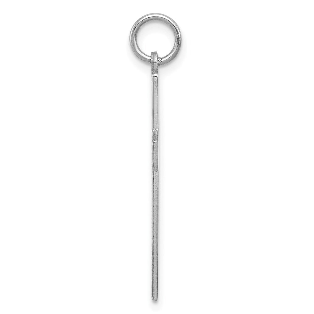 925 Sterling Silver Laser Designed Crucifix CrossEngravable Charm Pendant Jewelry Gifts (Length 1.17" Width 0.59")