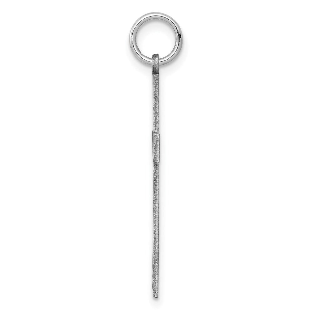 925 Sterling Silver Laser Designed Crucifix CrossEngravable Charm Pendant Jewelry Gifts (Length 1.17" Width 0.62")