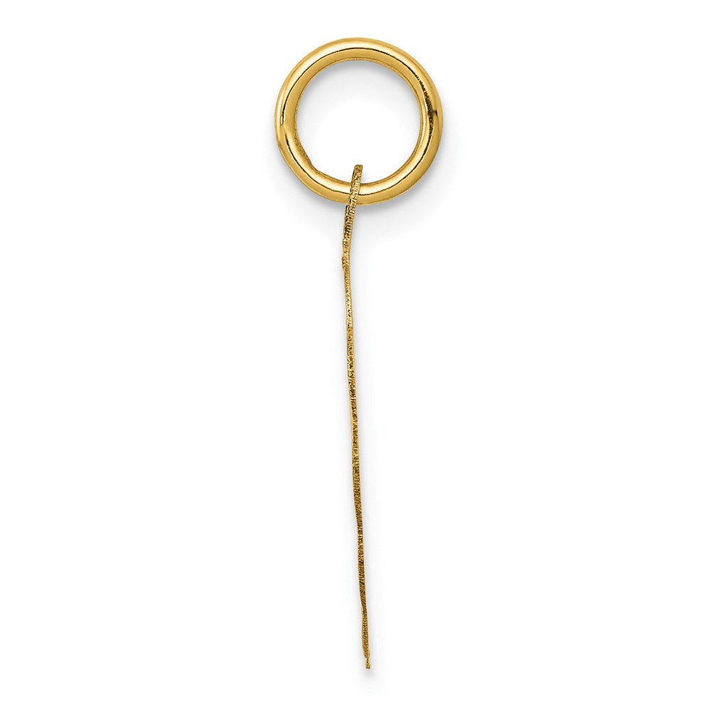 14k Yellow Gold SPECIAL AUNT Engravable Charm Pendant Jewelry Gifts (Length 0.9" Width 0.55")