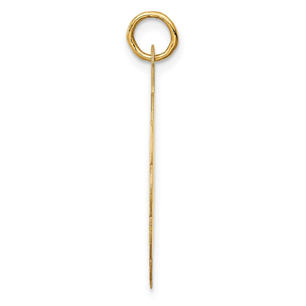 14k Yellow Gold GRADUATION DAY with Diploma Engravable Charm Pendant Jewelry Gifts (Length 1.13" Width 0.86")