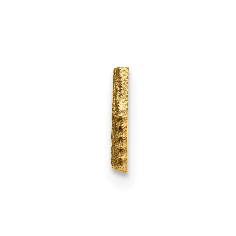 14k Yellow Gold Non enameled Attachable Medical EmblemEngravable Charm Pendant Jewelry Gifts (Length 0.25" Width 0.25")