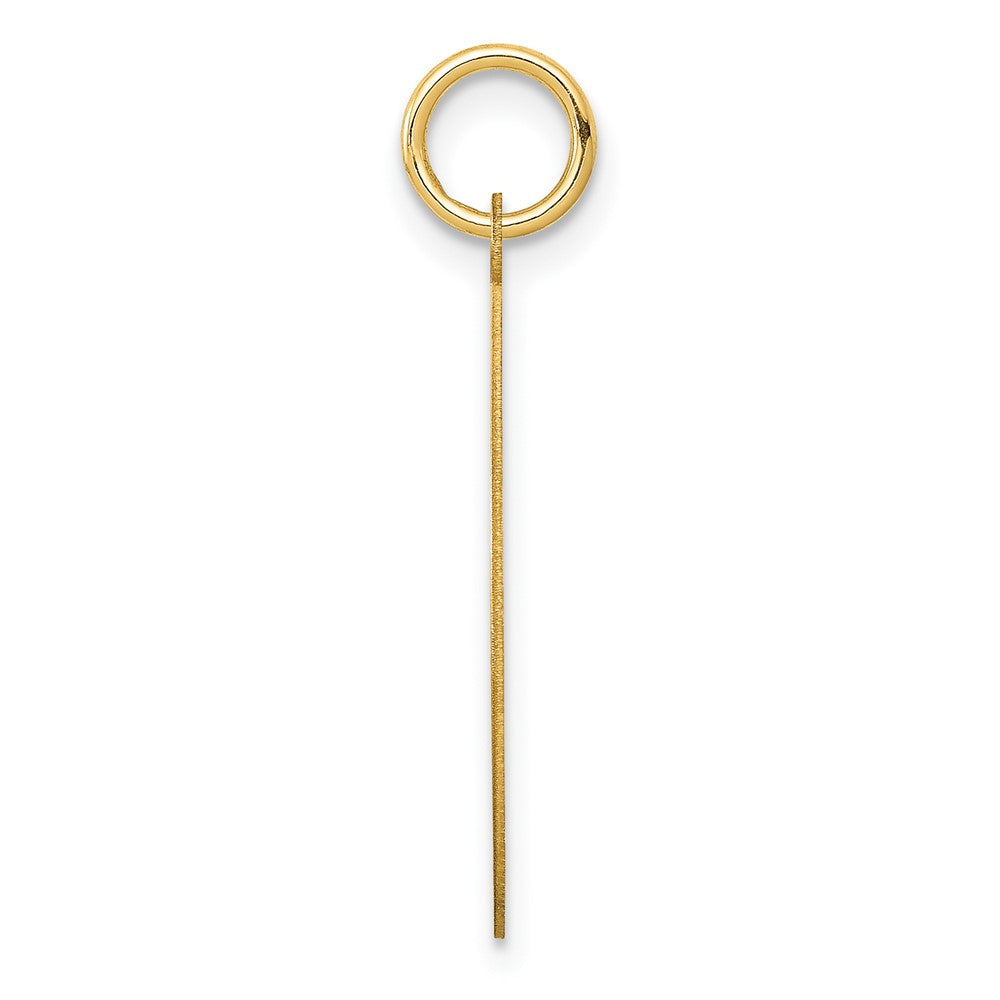 14k Yellow Gold Graduation Engravable Charm Pendant Jewelry Gifts (Length 0.98" Width 0.78")