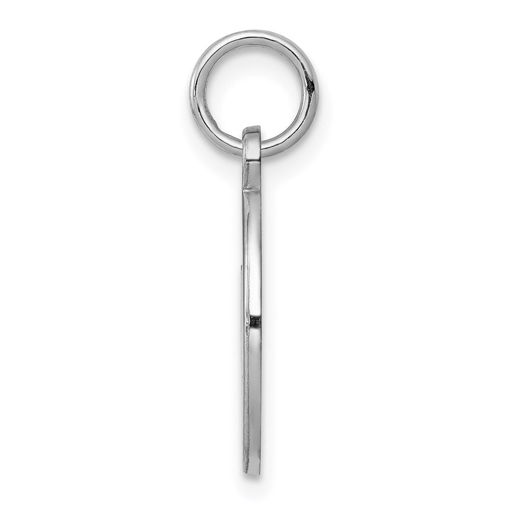 925 Sterling Silver Medical Jewelry Engravable Charm Pendant Jewelry Gifts (Length 0.62" Width 0.37")